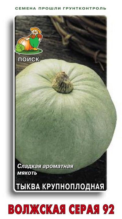 Тыква крупноплодная Волжская серая 92(ЦВ) 10шт.