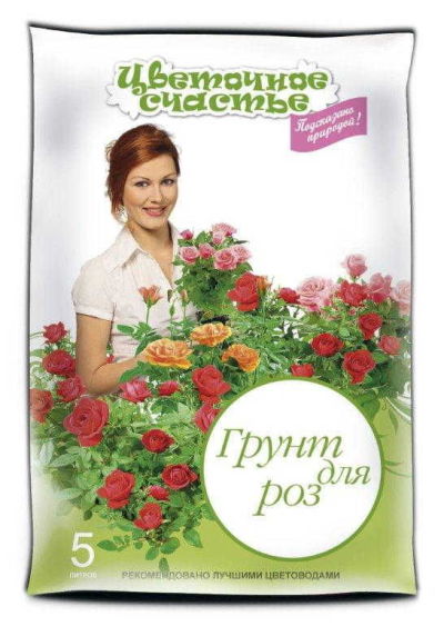 Почвогрунт Цветочное Счастье Розы 5л